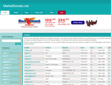 Tablet Screenshot of marketdomain.net